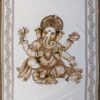 Ganesha Cream Brown Tapestry 84" x 54"
