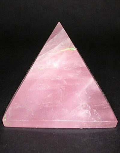 Rose Quartz Stone Pyramid 2*2*2 inch