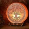 Tree of Life 3-D Himalayan Natural Salt Rock Crystal Air purifier / Ionizer 9 - 11 lbs VTrendz