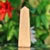Moonstone Obelisk Tower Jumbo Healing Wand Spirit Stone 4 or 8 Faceted Pointed Obelisk Tower Healing Reiki Wand Metaphysical Balance Energy Approx. 4 inches tall VTrendz