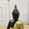 Meditating Buddha in Sitting Posture Black Gold Resin Figures Statue Ornament Home, Office, Yoga, Meditation Room or Outdoor Decor VTrendz