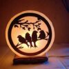 Birds 3-D Himalayan Natural Salt Rock Crystal Air purifier / Ionizer 9 - 11 lbs VTrendz