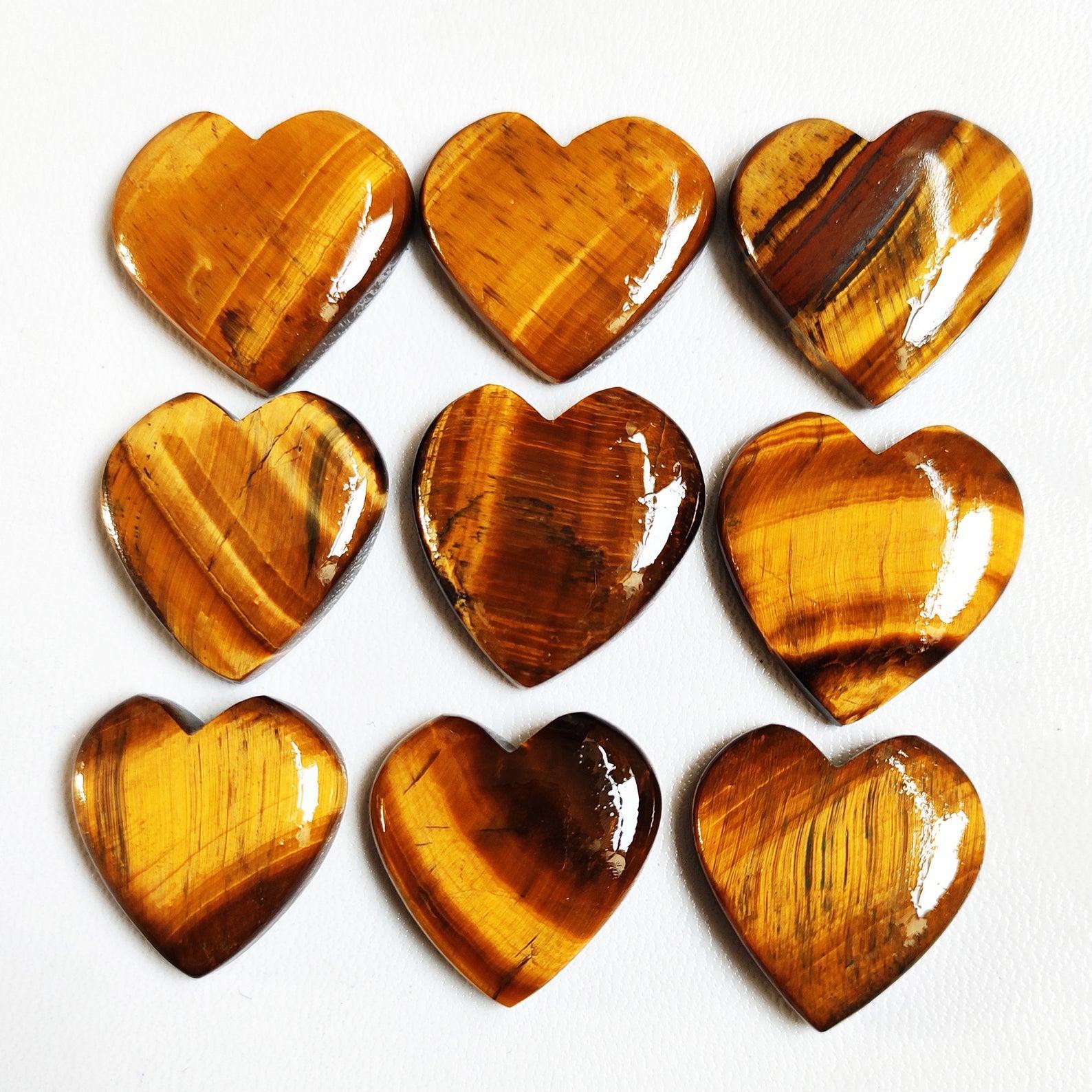 Tiger's Eye Crystals Relaxation / Palm Stone/ Pocket Stone/ Worry Stone