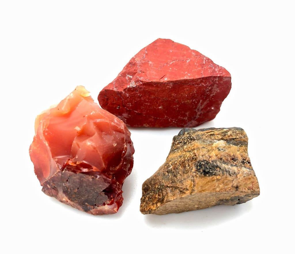 Red Carnelian Crystals Relaxation / Palm Stone/ Pocket Stone/ Worry Stone - Image 2