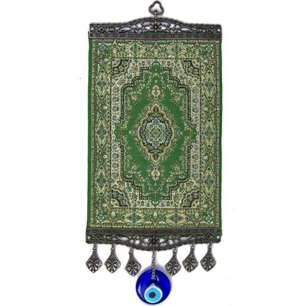 Large Carpet Wall Hanging Handwoven. 17.5" Inch, Turkish Miniature Carpet Designed Woven Wall Hanging