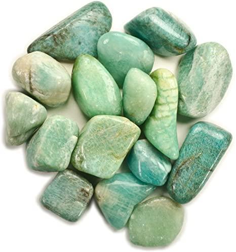 Loose Amazonite Crystal Rough Tumbled (2–4 cm): Stone of Courage and Truth