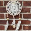 Cotton crochet single dreamcatcher Dia 17 cm L 44 cm VTrendz