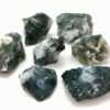 Moss Agate rough and tumbled loose Crystals VTrendz