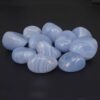 Blue Aqua Chalcedony Rough-Tumbled Crystals: The Stone of Serenity and Gentle Communication VTrendz