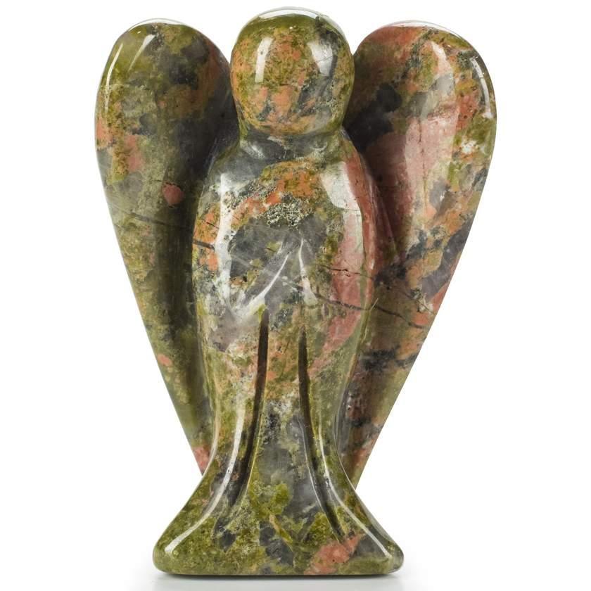 Unakite Crystal Guardian Angel Protection Pocket Angel, Approx. 2-3 Inch - Image 4