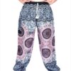 Thai Printed Pant Draw string harem pants with single pocket 100% Rayon VTrendz