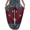 Harem Pants Elastic Waist with Elephant Print and single pocket, Boho Pants Hippie Style Yoga comfort Bohemian 100% Rayon VTrendz