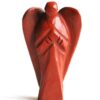 Red Jasper Crystal Guardian Angel Protection Pocket Angel, Approx. 2-3 Inch VTrendz