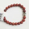 Red Jasper Natural Stone Bracelet Prayer Beads Meditation, Balancing energy, Positivity 8 mm Beads VTrendz