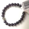 Amethyst Natural Stone Bracelet with Buddha, Om & Tree of Life Charm 8 mm Beads VTrendz
