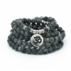 Mapstone Jasper 108 Mala 6 & 8mm Beads Natural Stone Bracelet Mala Prayer Beads Meditation Necklace VTrendz