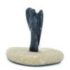 Black Tourmaline Crystal Guardian Angel Protection Pocket Angel, Approx. 2-3 Inch VTrendz