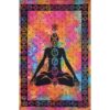 7 Chakra Wall Hanging Handmade Cotton Tapestry 84" x 54" inch VTrendz
