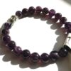 Amethyst Natural Stone Bracelet with Buddha, Om & Tree of Life Charm 8 mm Beads VTrendz