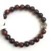 Red Tiger Eye Stone Beads Natural Stone Bracelet Prayer Beads 8 mm VTrendz