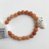 Red Aventurine Bracelet with Buddha and Tree of Life Charm VTrendz
