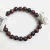 Red Tiger Eye Stone Beads Natural Stone Bracelet Prayer Beads 8 mm VTrendz
