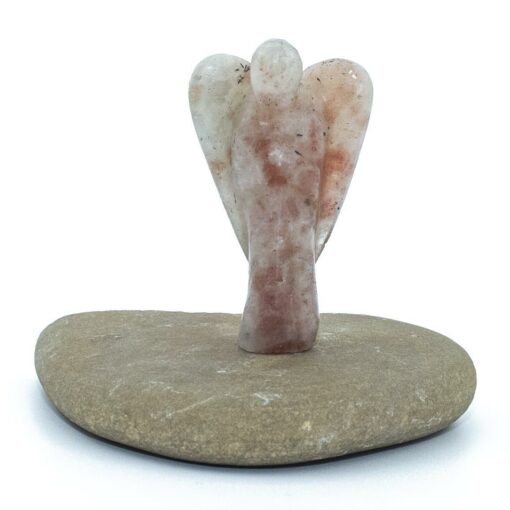 Sunstone Crystal Guardian Angel Protection Pocket Angel, Approx. 2-3 Inch