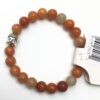 Red Aventurine Bracelet with Buddha and Tree of Life Charm VTrendz
