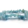 Aquamarine Stress Relief Chips Bracelet Natural Stones VTrendz