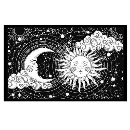 Sun Moon Cloud Tapestry 84" x 54"