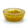 Citrine Crystal Orgone Candle Holder/ Natural Stone Crystal Candle Stand for Tealight Candles 2.8 x7 x 2.5 cm VTrendz