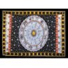 Zodiac Multicolor, Black and white, Tye Dye Wall Hanging Handmade Cotton Tapestry 84"x54" inch VTrendz