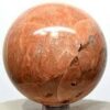 Peach Moonstone Sphere Natural Stone For Healing Stone for Creativity, Intuition & Protection, Meditation Crystal Healing Grid Reiki Metaphysical Energy VTrendz