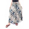 Skirt / Dress Coconut Buckle Elephant Long Comfy Skirt with Elastic Stretch and Adjustable Tie VTrendz
