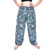 Elephant Pant Draw string Thai harem pants with single pocket 100% Rayon VTrendz