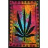 Big Leaf Poster Wall Hanging Handmade Cotton Tapestry 40"x30" inch VTrendz