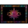 Triple Moon Pentagram Tapestry 84" x 54" Inch