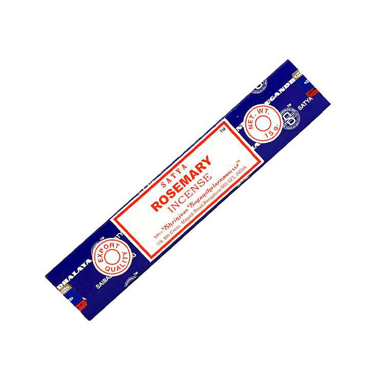 Satya Rosemary Incense Sticks for Mental Clarity and Energy Cleansing