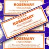 Satya Rosemary Incense Sticks for Mental Clarity and Energy Cleansing VTrendz