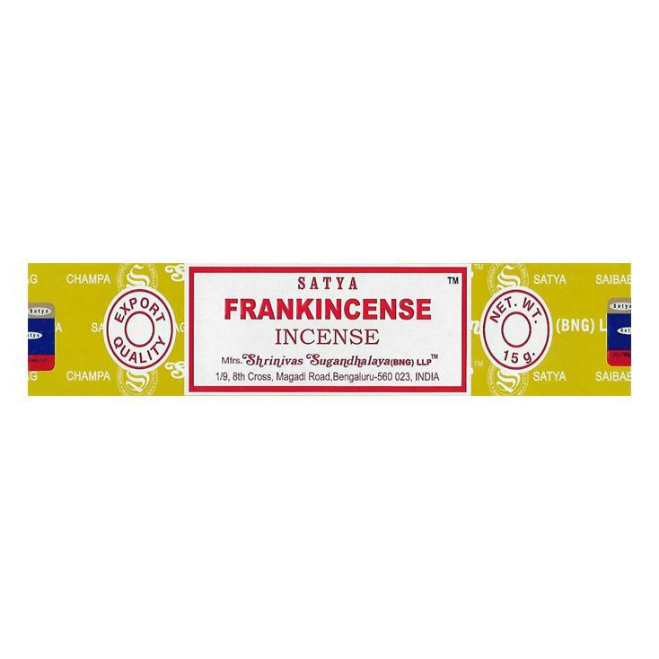 Satya Frankincense Incense Sticks for Sacred Purification and Spiritual Elevation