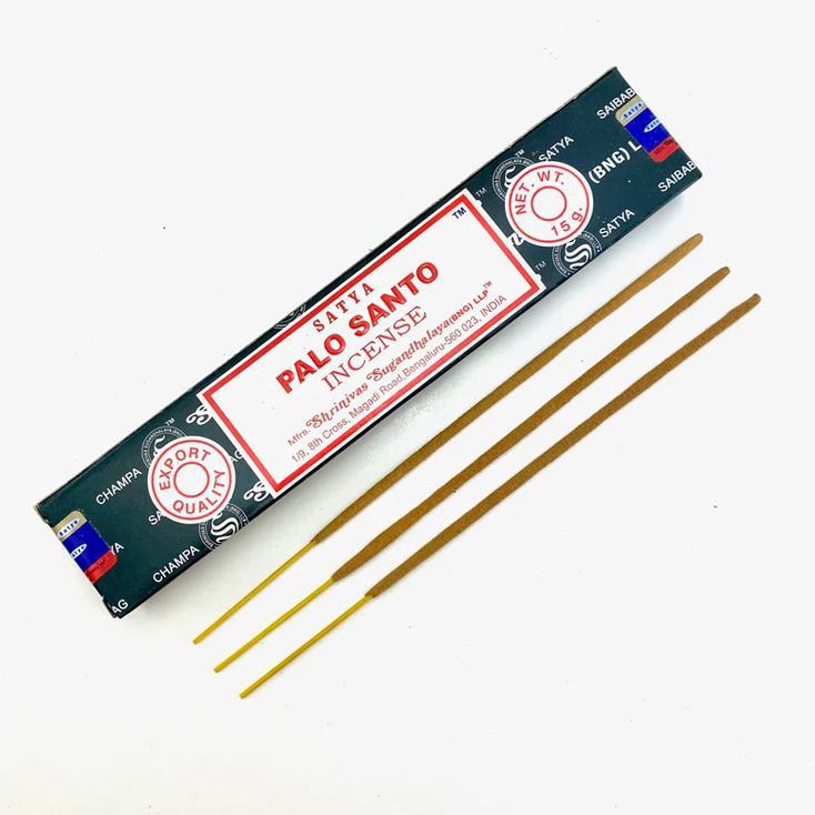 Satya Palo Santo (Holy Wood) Incense Sticks for Positive Energy, Healing, and Creativity