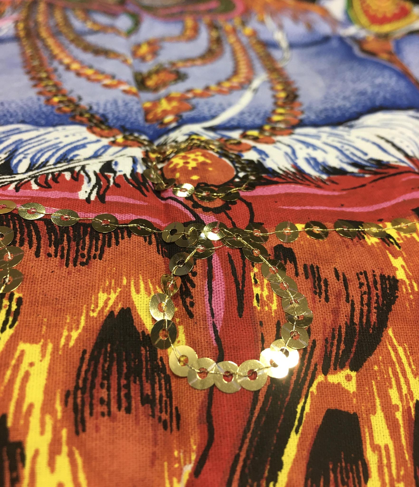 Lord Shiva With Nandi Poster Wall Hanging Handmade Cotton Tapestry 40"x30" inch with color options - Image 3