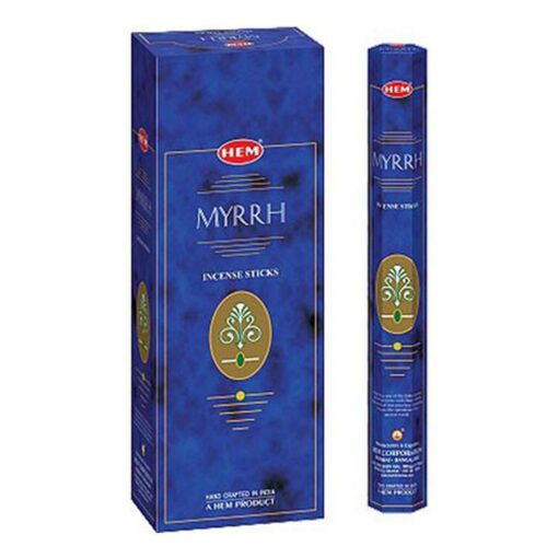 Hem Myrrh Incense Sticks for Purification, Meditation, and Sacred Rituals