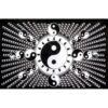Yin Yang Mandala Wall Hanging Handmade Cotton Tapestry 84" x 54" inch VTrendz