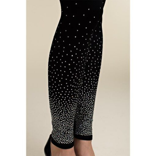 14466PI - Legging Black, Navy & Off White Color options with Rhinestone Vocal Brand
