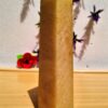 Golden Quartz Obelisk Tower Jumbo Healing Wand Spirit Stone 8 Faceted Pointed Obelisk Tower Healing Reiki Wand Metaphysical Balance Energy Approx. 4 inches tall VTrendz