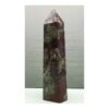 Dragon Bloodstone Obelisk Tower Jumbo Healing Wand Spirit Stone 8 Faceted Pointed Obelisk Tower Healing Reiki Wand Metaphysical Balance Energy Approx. 4 inches tall VTrendz