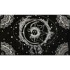 Sun Moon Dreamcatcher Tapestry Black and White 84" x 54" Inch VTrendz