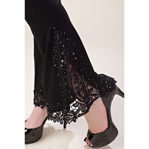 IM0854P VOCAL PANTS Bell Bottom with Bling and Lace at Bottom
