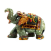 Labradorite Elephant Carved Statue Handmade Natural Crystals for Positivity and Energy Balancing Symbol of Goodluck, Strength, Protection, Wisdom, Power, and Integrity Approx. 6-7 cm or 2.5-3 inches VTrendz